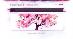 Desktop Screenshot of happyspirithealingarts.com